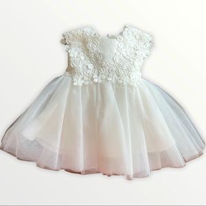 Baby Girls Christening/Flower Girl Dress 0-6 Mos